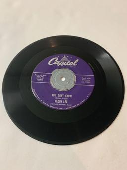 PEGGY LEE Fever 45 RPM 1958 Record