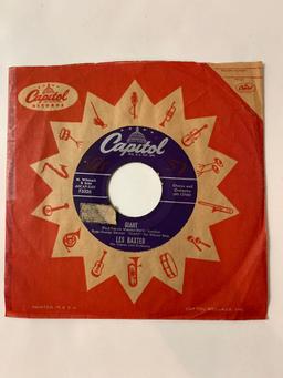 LES BAXTER Giant / There's Never Been Anyone Else But You 45 RPM 1956 Record