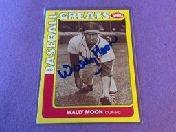 WALLY MOON Phillies AUTOGRAPH Baseball Card