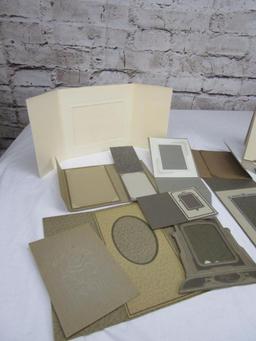 Lot of vintage paper photograph frames