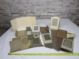 Lot of vintage paper photograph frames