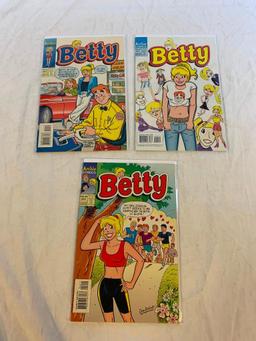Lot of 9 BETTY A Archie Comics