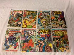 Lot of 8 Vintage Marvel Comics Iron Man, FF