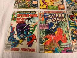 Lot of 8 Vintage Marvel Comics Iron Man, FF