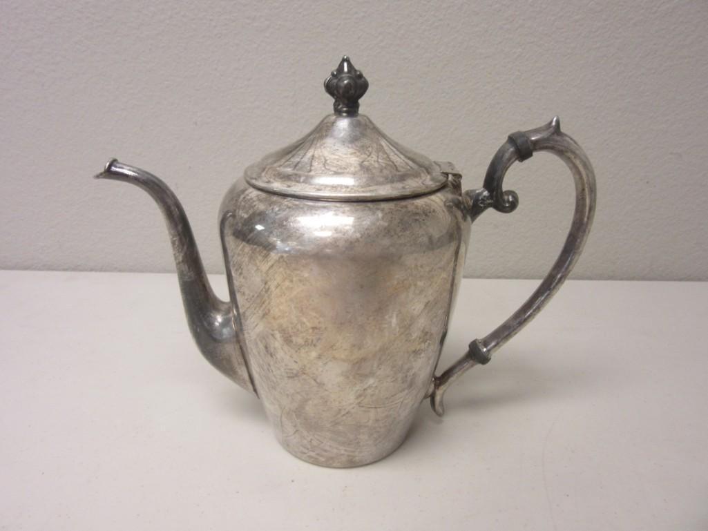 Vintage Silverplate 7.5" Tea Kettle