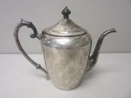 Vintage Silverplate 7.5" Tea Kettle