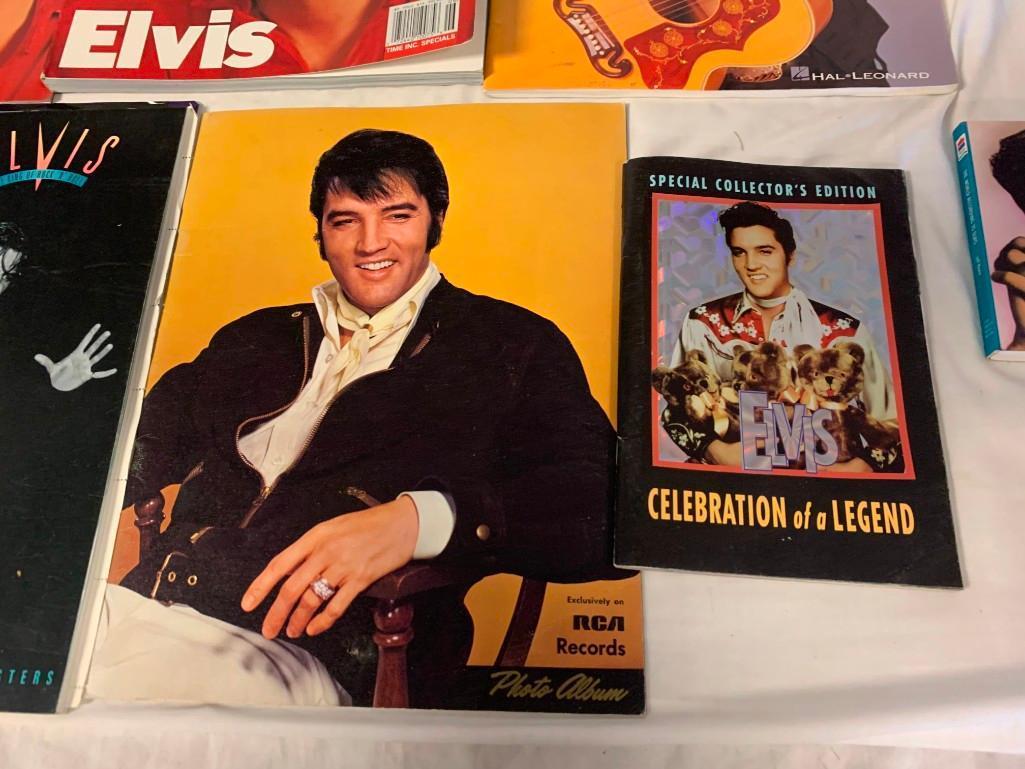 Collection of ELVIS PRESLEY Magazines, Song Books