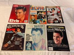 Lot of 6 ELVIS PRESLEY vintage Magazines