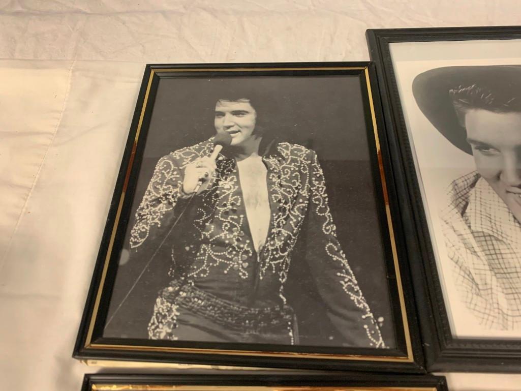 Lot of 6 ELVIS PRESLEY Framed Photos