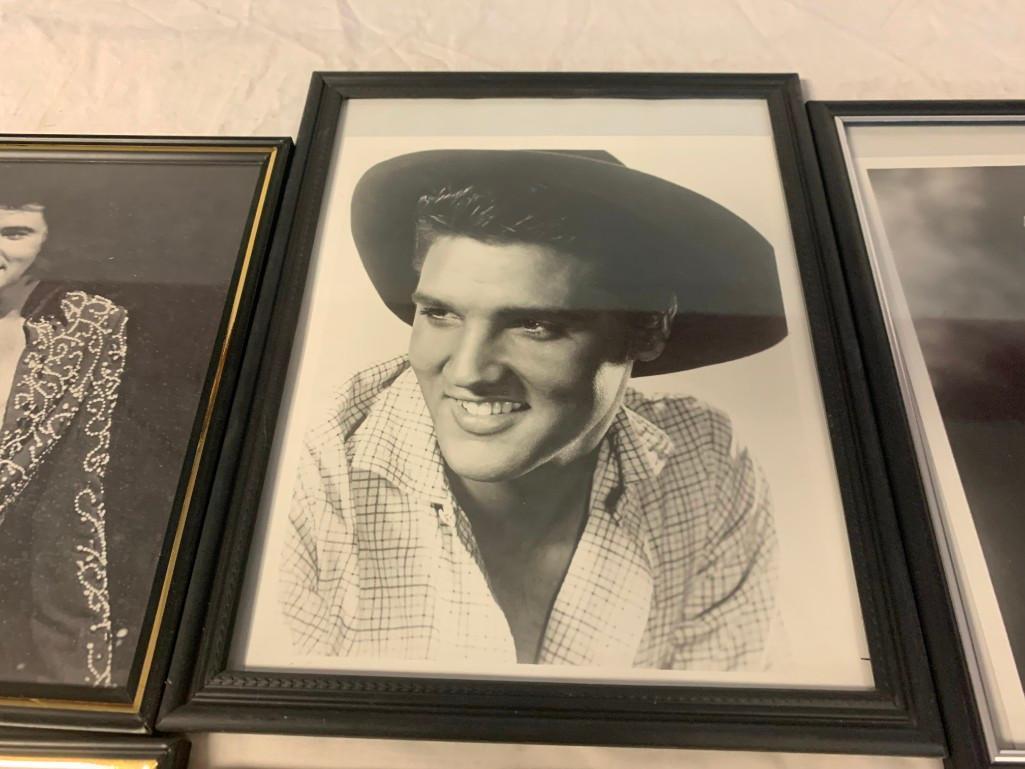 Lot of 6 ELVIS PRESLEY Framed Photos