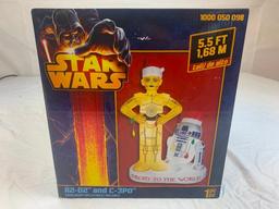 STAR WARS Gemmy Christmas Inflatable C-3PO R2-D2