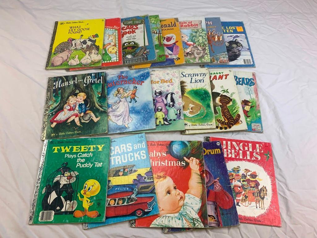 Lot of 18 Vintage Little Golden Children Books