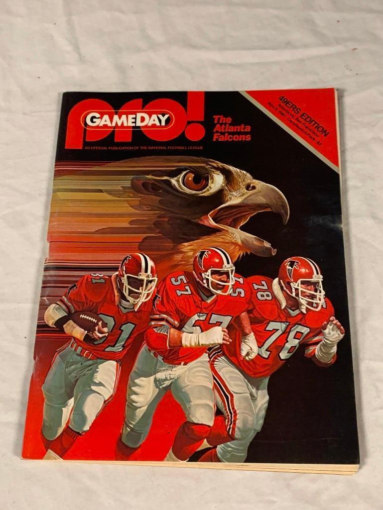 FALCONS VS 49ERS Nov 8, 1981 NFL Game Program