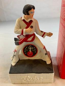 1983 McCormick ELVIS PRESLEY Taking Care Of Business Musical Decanter 7"