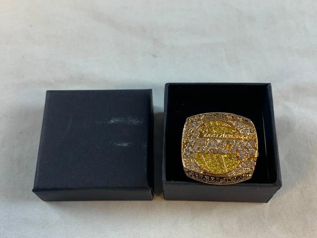 2020 LA Lakers LEBRON JAMES Championship Replica Ring NEW 10.5