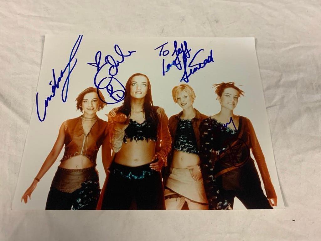 B*WITCHED Irish girl Music group AUTOGRAPH 8x10 Color Photo