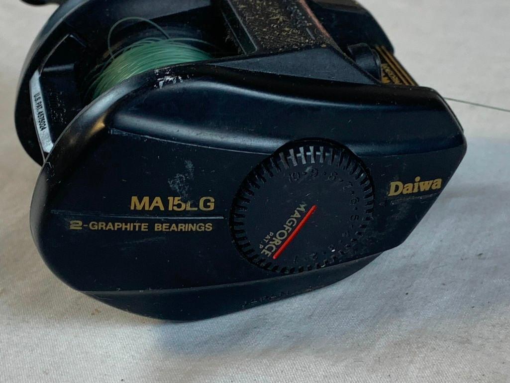 Vintage DAIWA Magforce MA15G bait casting Fishing reel