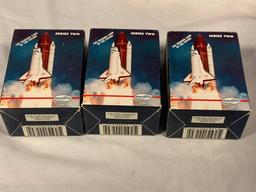 Lot of 3 Spaceshots Series Two Commemorative Edition Trading Card Sets