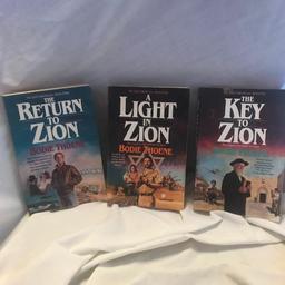 Set of Books 3-5 of "The Zion Chronicles" Written by Bodie Theone Paperback