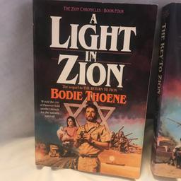 Set of Books 3-5 of "The Zion Chronicles" Written by Bodie Theone Paperback