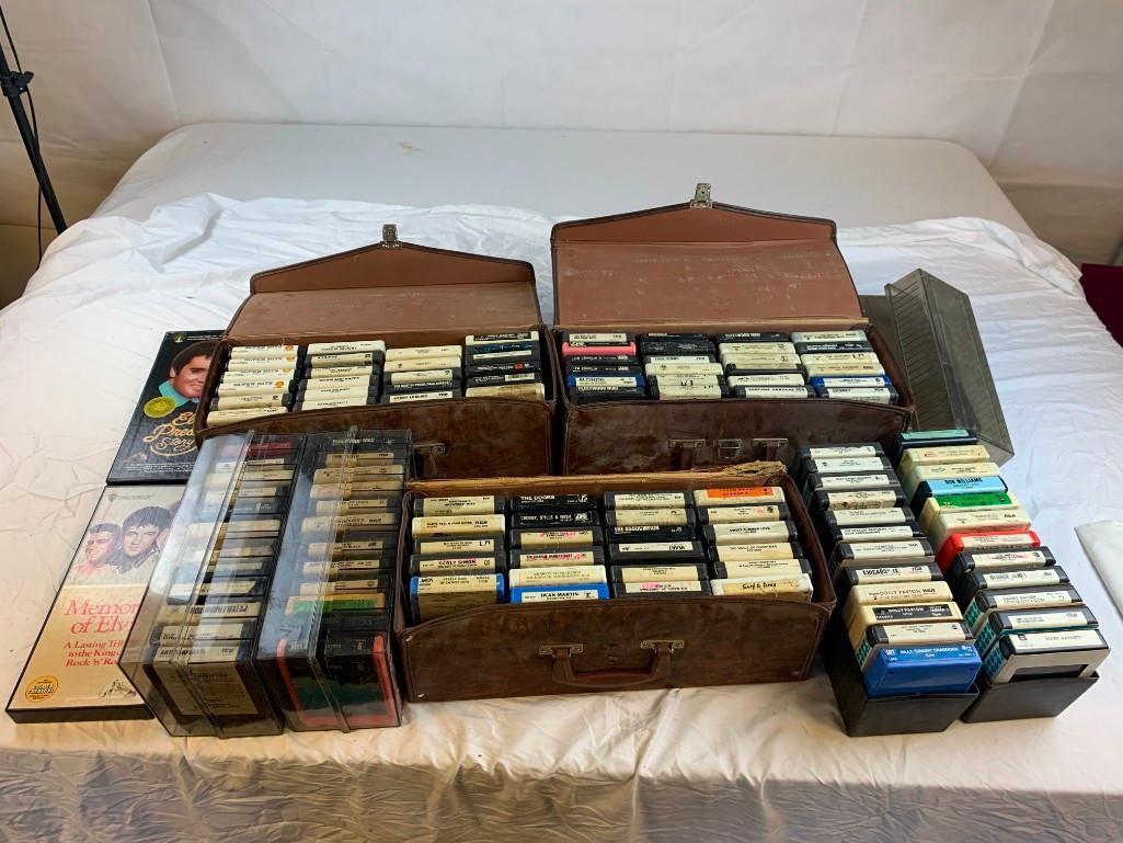 Large collection of 8-Track Tapes, Classic Rock, Country, Elvis and much more