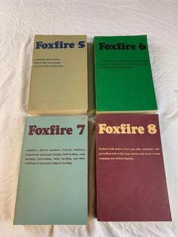 Original Vintage FOXFIRE Paperback Book set 1-8 Homesteading Prepping Lifestyle