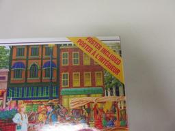 STREET VENDOR MORNING by Joseph Burgess 2000 Piece Puzzle 32"x24"