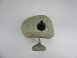 THE BOOZE DISPENSER Granite Cobblestone Liquor Wine Holder FUNKY ROCK DESIGNS