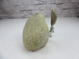 THE BOOZE DISPENSER Granite Cobblestone Liquor Wine Holder FUNKY ROCK DESIGNS