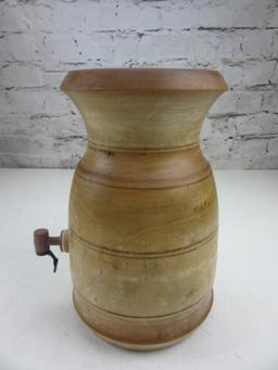 13" Tall Wooden Drink Dispenser