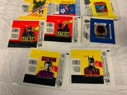 Lot of 1970's and 1980's Non Sports Card Card Pack Wrappers