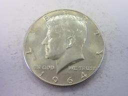 1964 .90 Silver Kennedy Half Dollar