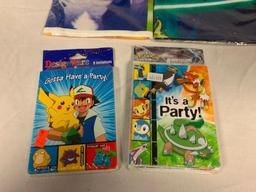 Lot of Birthday Party Supplies-Spider-Man, Pokemon and Stars Wars