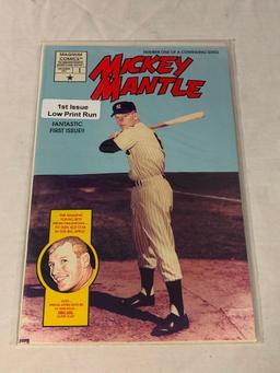 MICKEY MANTLE Magnum Comics #1 1st Issues RARE Low Print Run