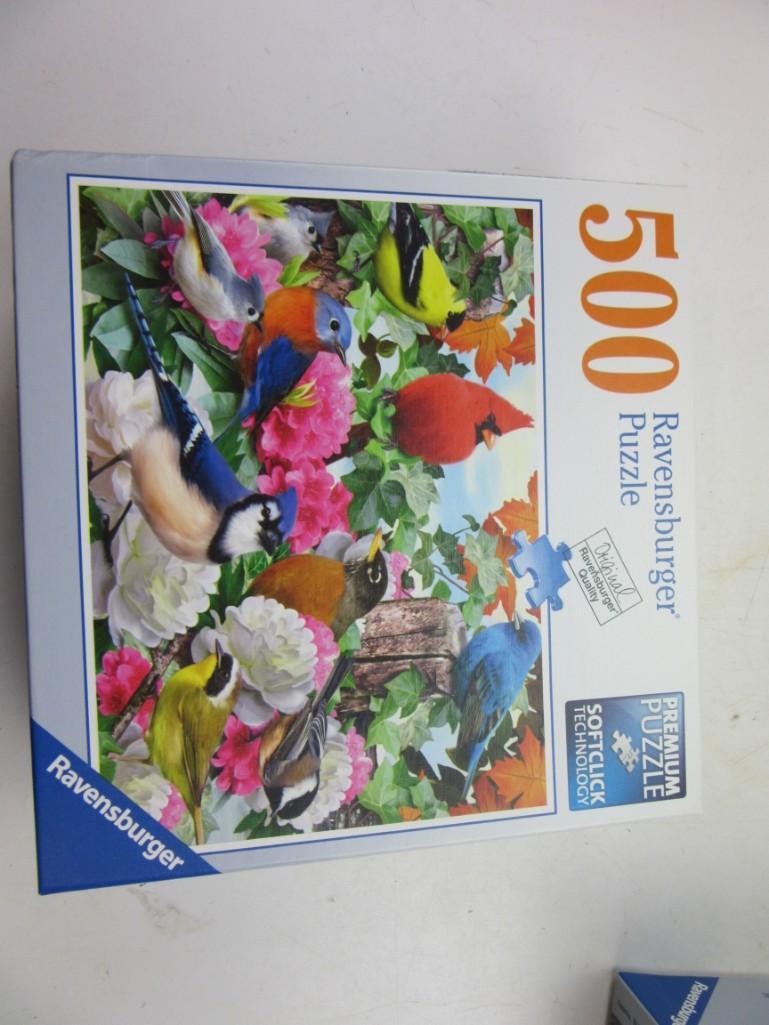 Lot of 4 Puzzles Ranging from 300-1000 Pieces