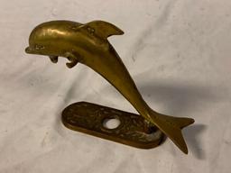 Solid Brass DOLPHIN Figure