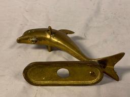 Solid Brass DOLPHIN Figure