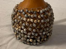 The shekere West African percussion instrument