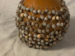 The shekere West African percussion instrument
