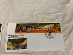 United Nations 1993 EBVIRONMENT Lot of 3 First Day Covers