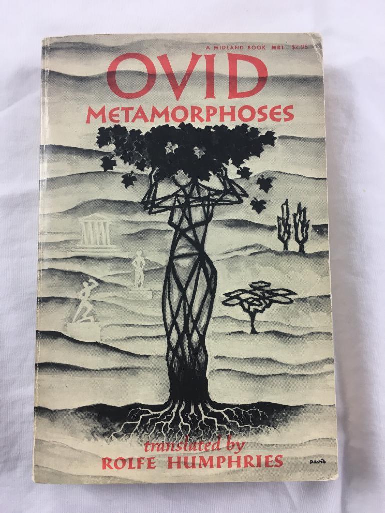 1955 "Ovid Metamorphoses" Translated by Rolfe Humphries PAPERBACK
