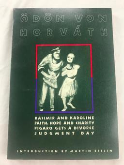 1986 Book of Plays by Odon von Horvath PAPERBACK