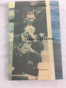 1993 "French Lessons, A Memoir" by Alice Kaplan. HARDCOVER