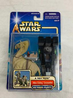 STAR WARS A New Hope MOS EISLEY ENCOUNTER Action Fleet Action Figure NEW 2002 MOC