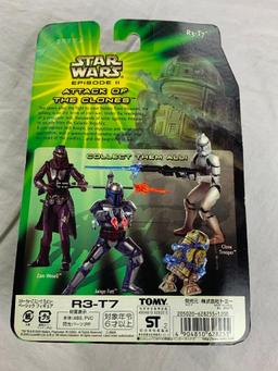Star Wars Episode II Attack of the Clones Sneak Preview R3-T7 Action Figure 2001 NEW