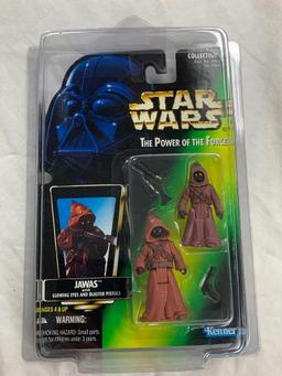 STAR WARS 1996 The Power Of The Force JAWAS Action Figure NEW with case