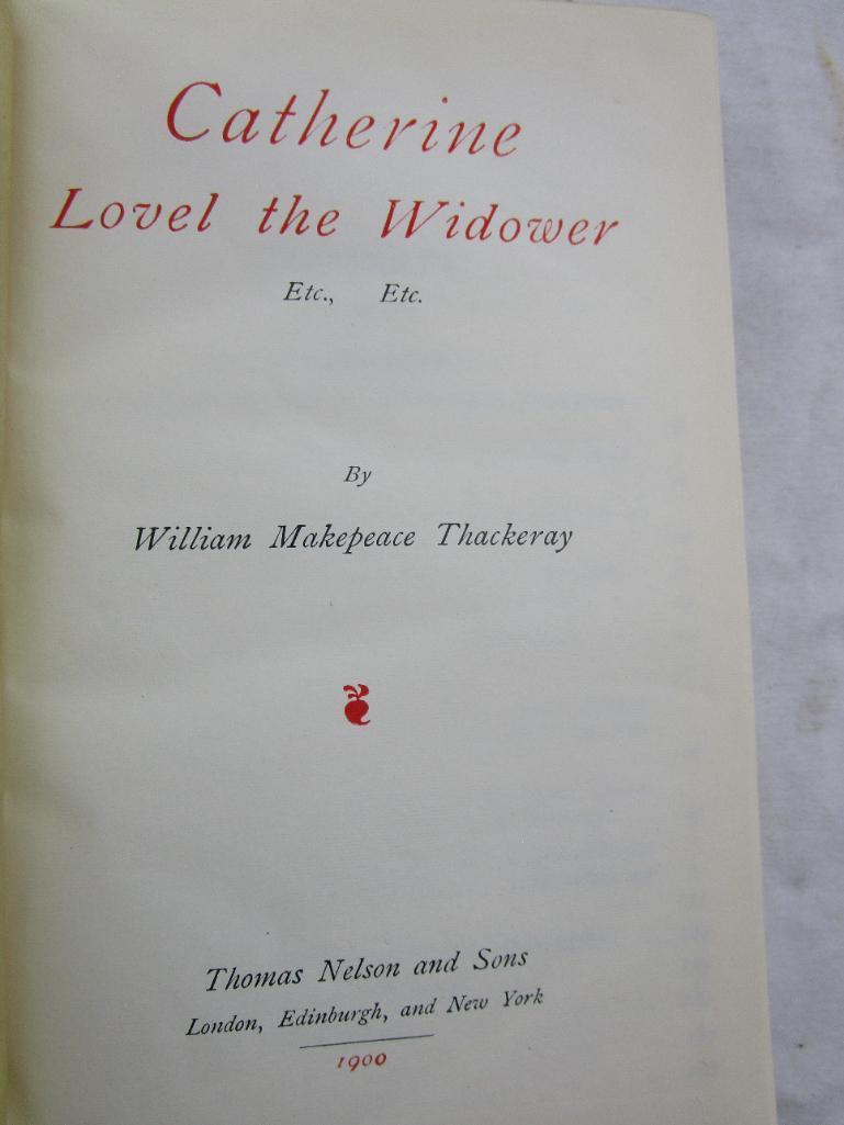 Antique Complete 14 Volume Set of The Works of William Makepeace Thackary