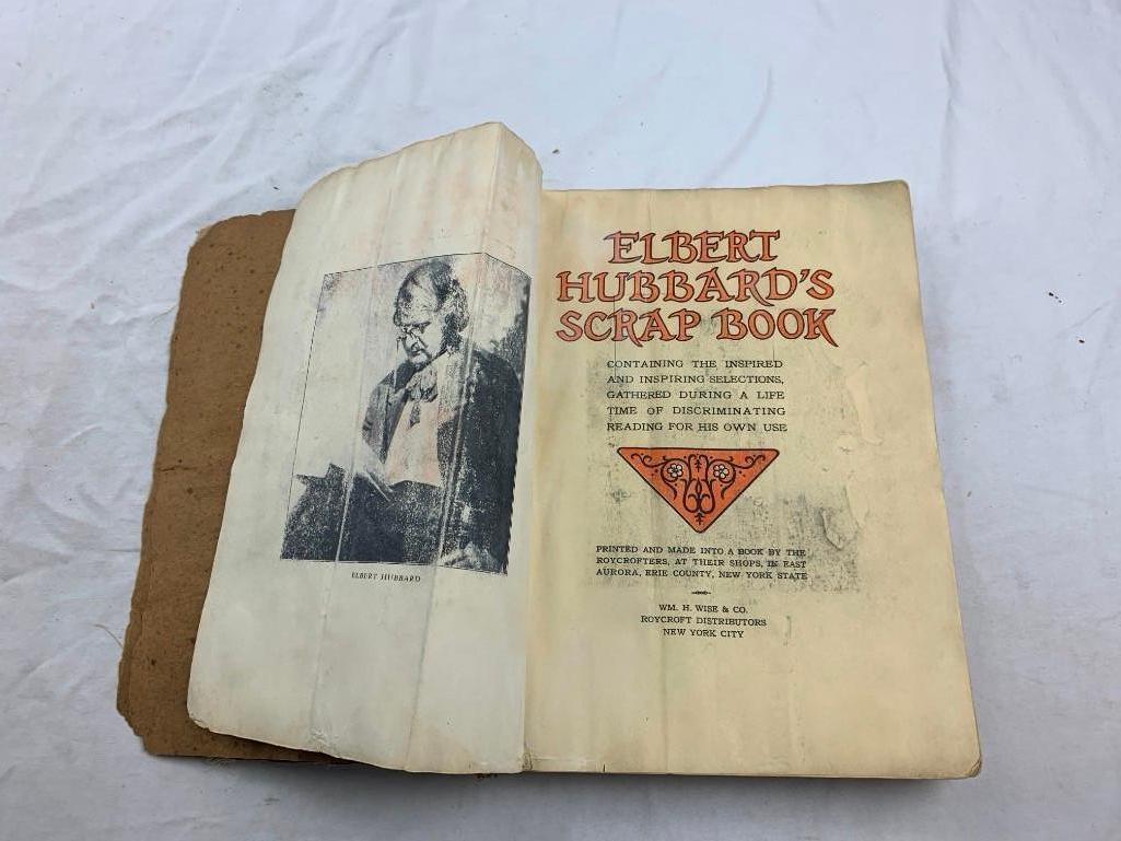 Elbert Hubbard's Scrap Book 1923 Paper Cover