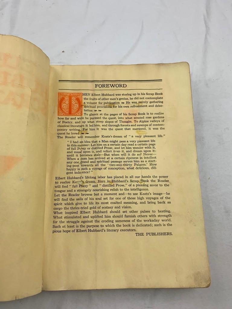Elbert Hubbard's Scrap Book 1923 Paper Cover