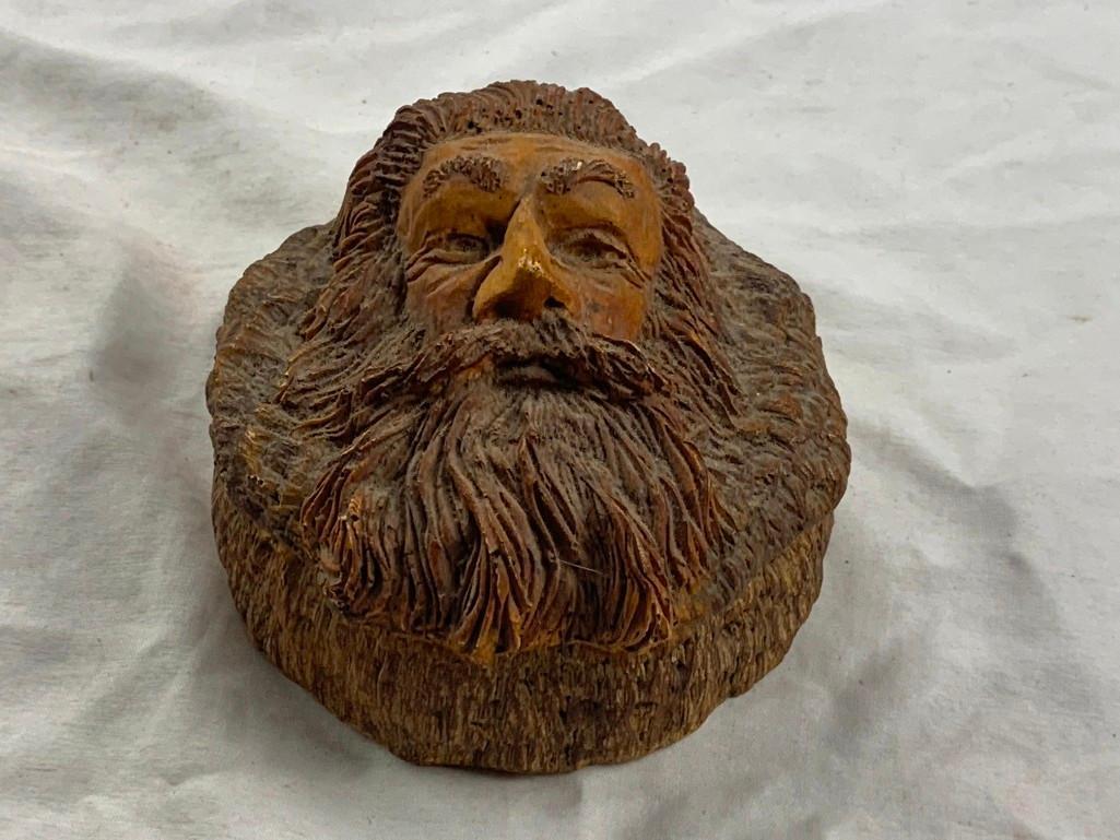 Old Man Face trinket box